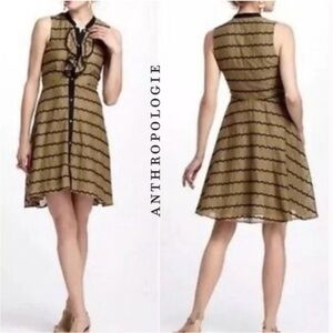 Anthropologie Postmark Ruffle Dress Size 2🔥